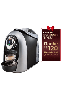 Cafeteira Espresso Modo Preta Automatica - TRES 3 Coracoes